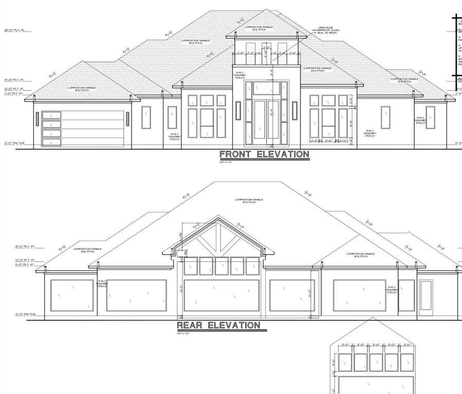 Front & Rear Elevations