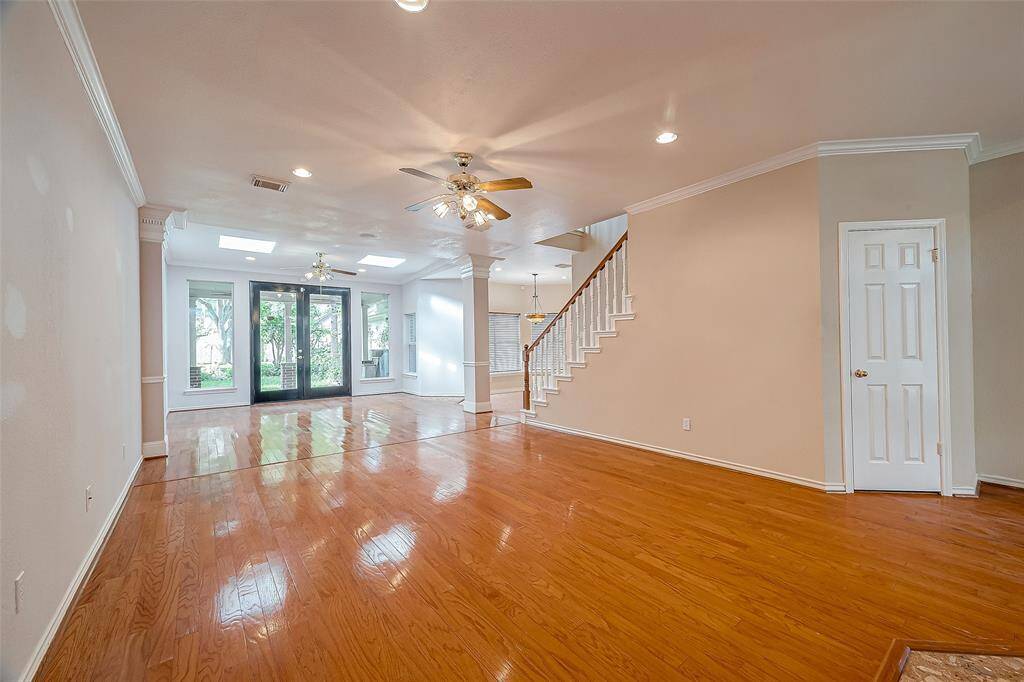 View of Patio from Den.