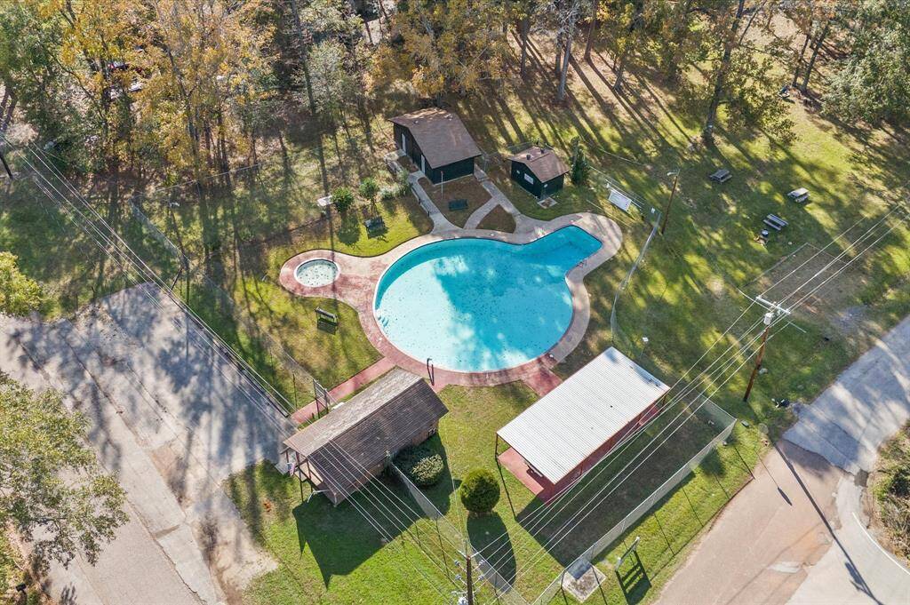 community pool just half a block away.