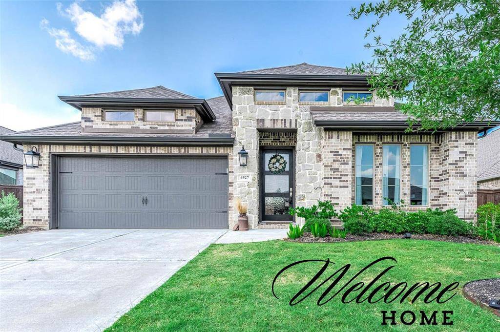 Welcome home to 4527 Peloton, nestled in the sought-after Meridiana community! This stunning residence features a versatile 4/5 bedroom, 3 full bath split floorplan, showcasing impeccable style and charm, reminiscent of a model home.