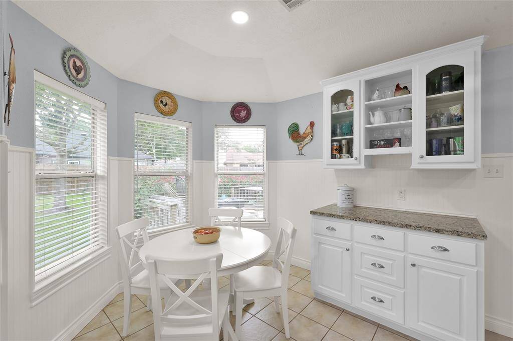 Breakfast nook with extra storage