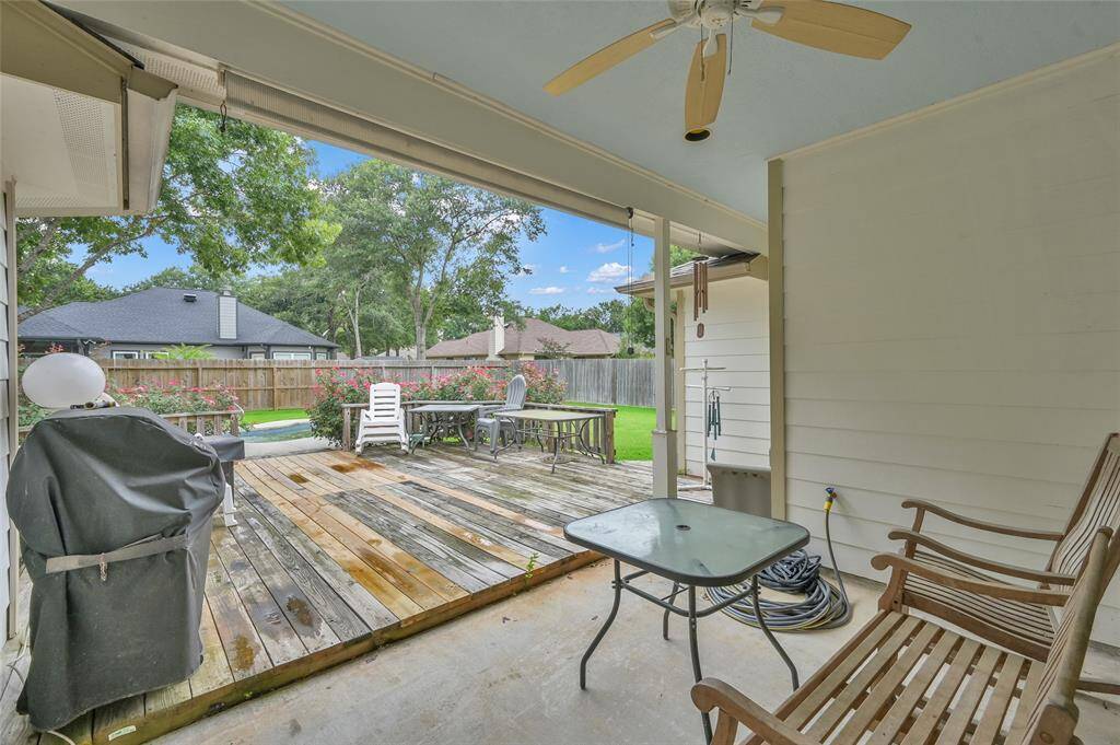 Covered patio