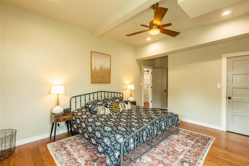 Bedroom three is spacious as well!