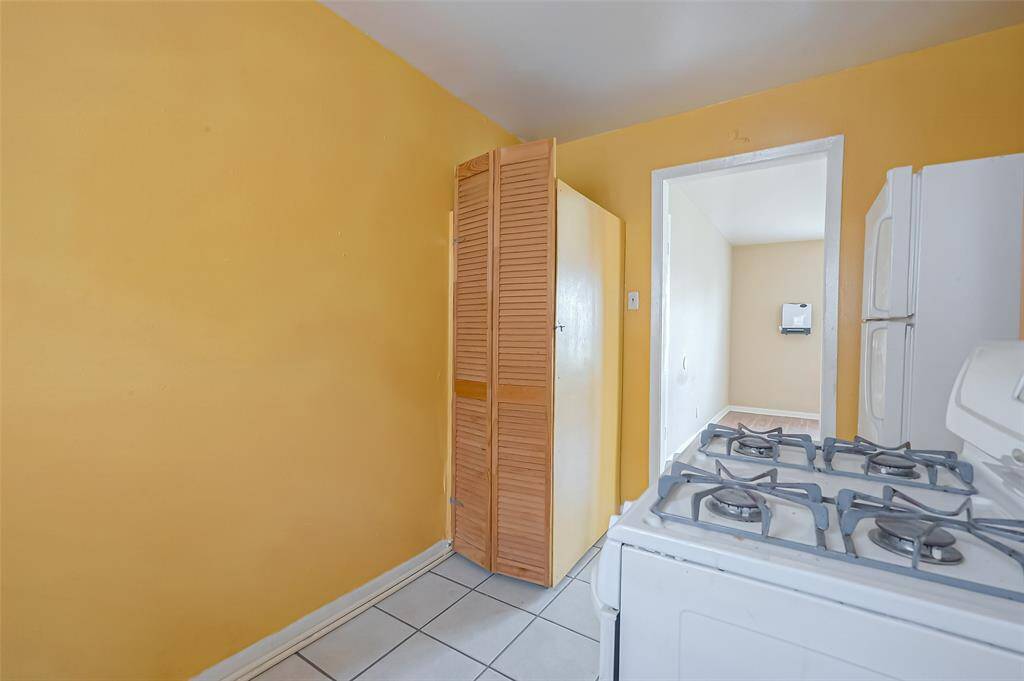 A view of the pantry in the kitchen.