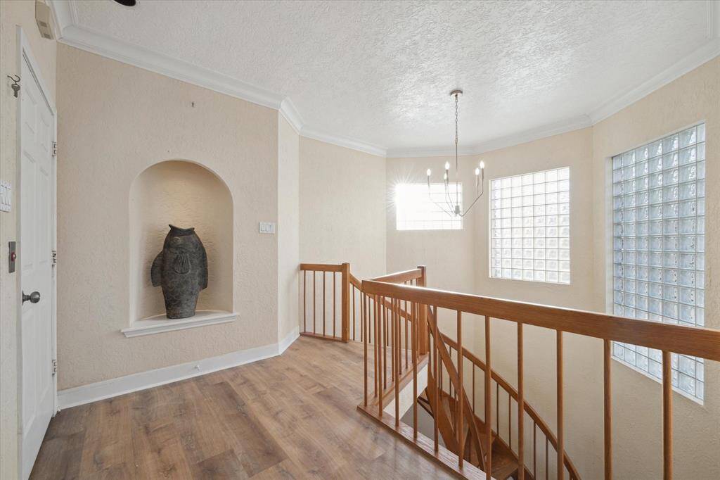 This is the third floor elevator area that goes to the 2 primary bedrooms on the 3rd floor