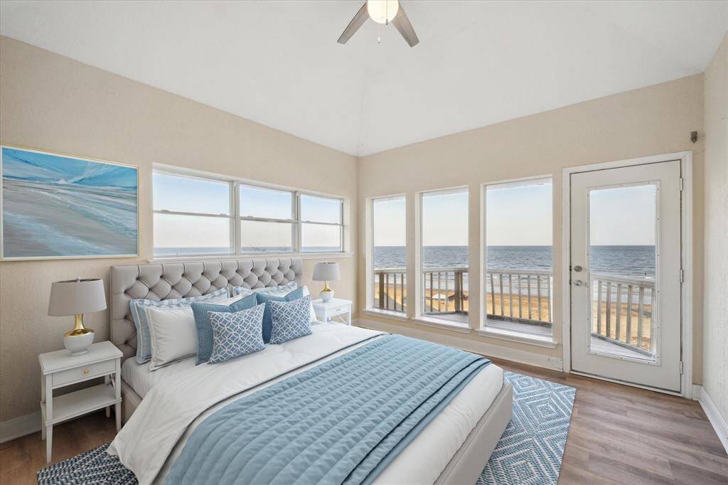 Virtually staged room