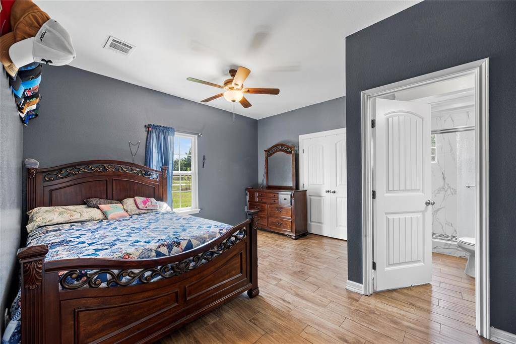 Here is your primary suite with private bath.