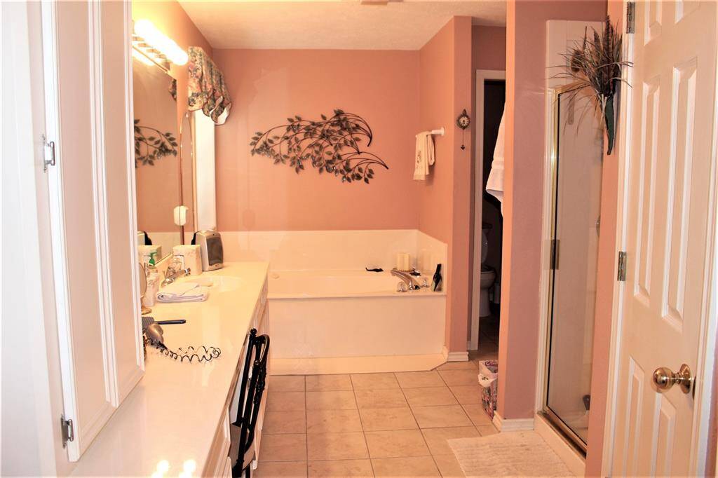 Tub and separate shower