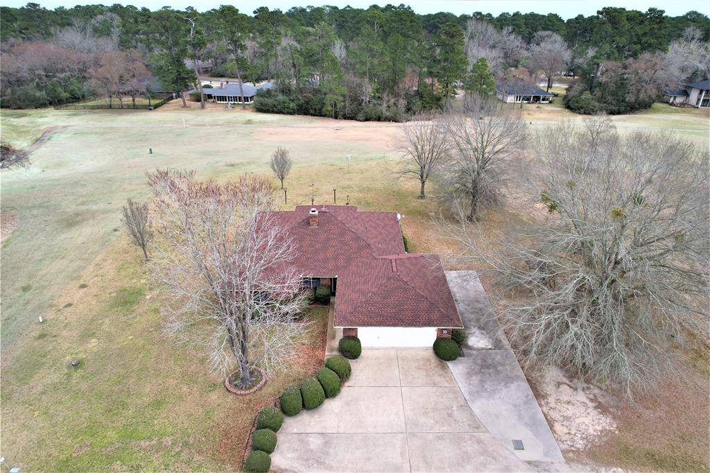 Aerial View of Front of Property.
