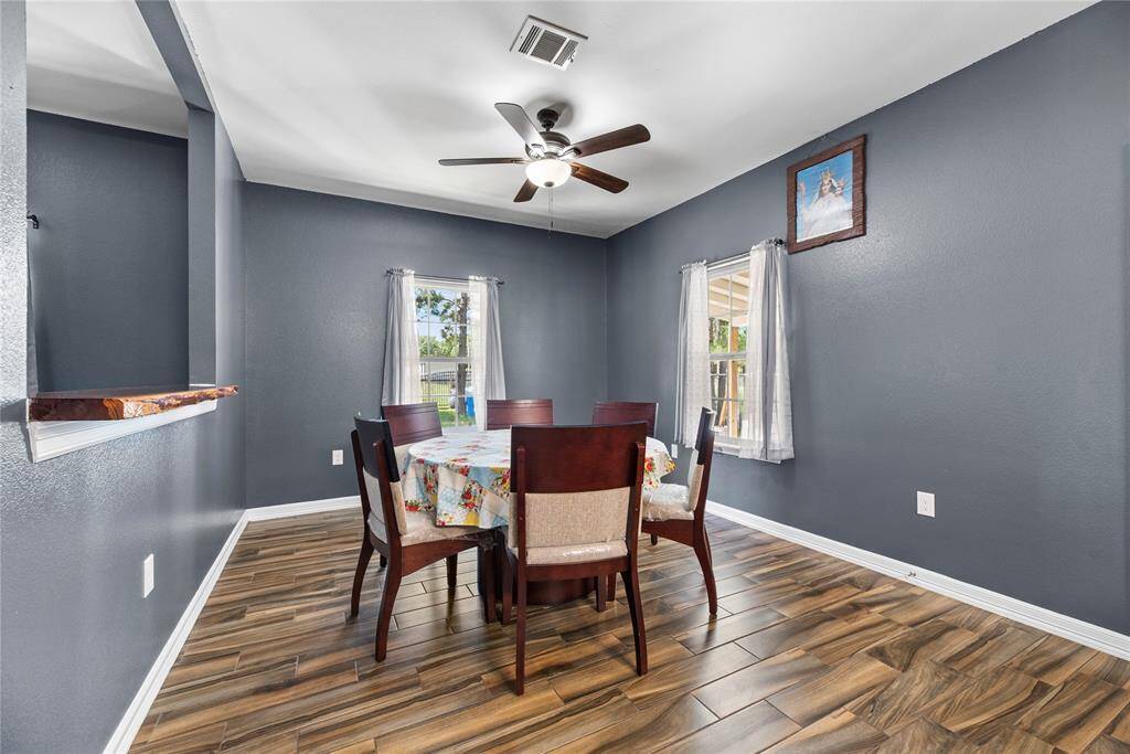 To the right of the entry is your dining room space with easy access to the kitchen for perfect entertaining.