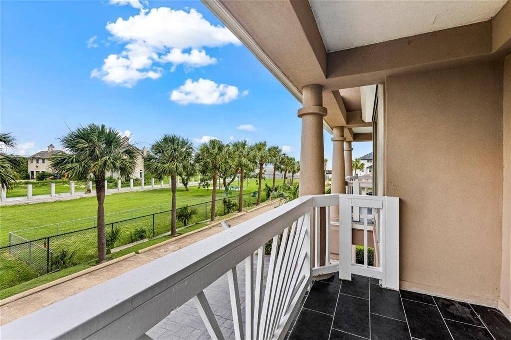 Balcony off of living room