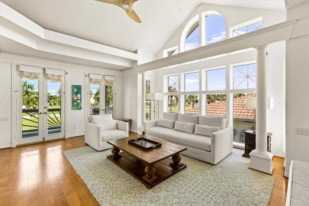 Upstairs living area