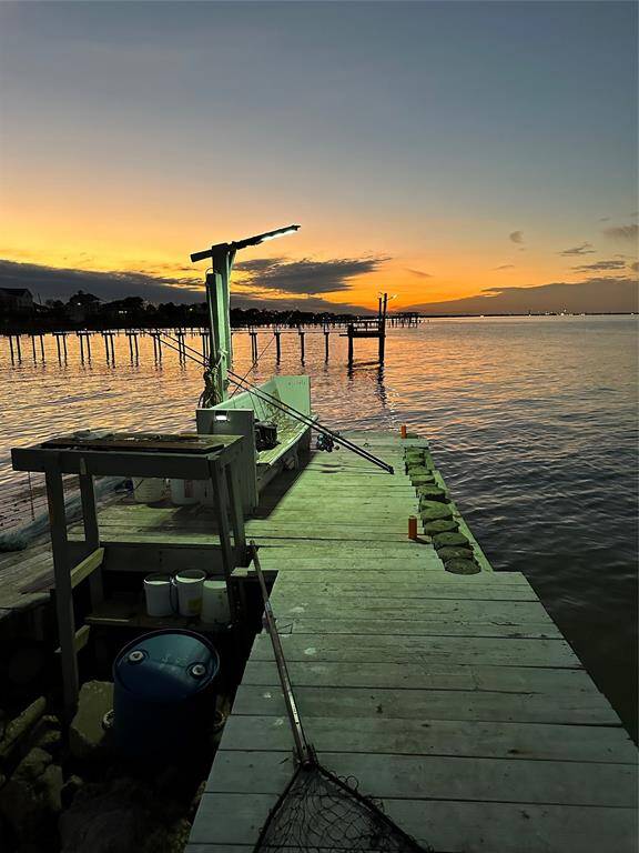 One of the neighborhood amenities ...a private fishing pier