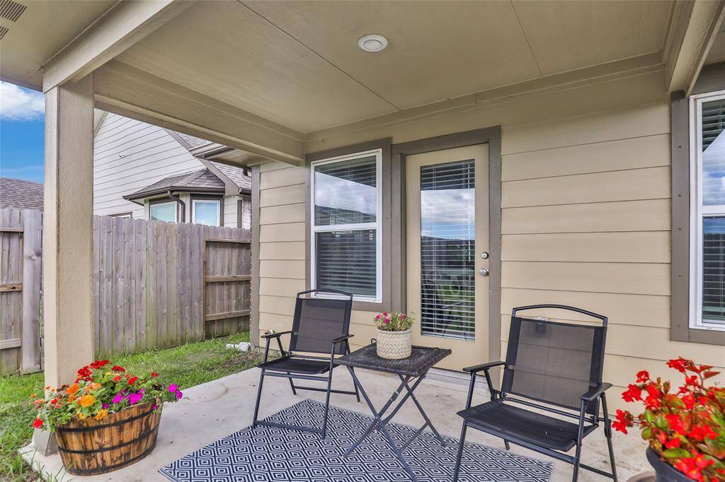 The covered patio also has a natural gas connection for a grill or future outdoor kitchen.