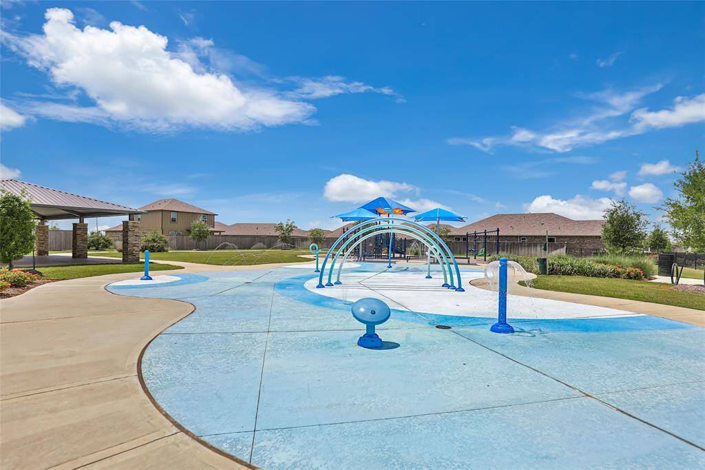 Central Park Square splash pad.