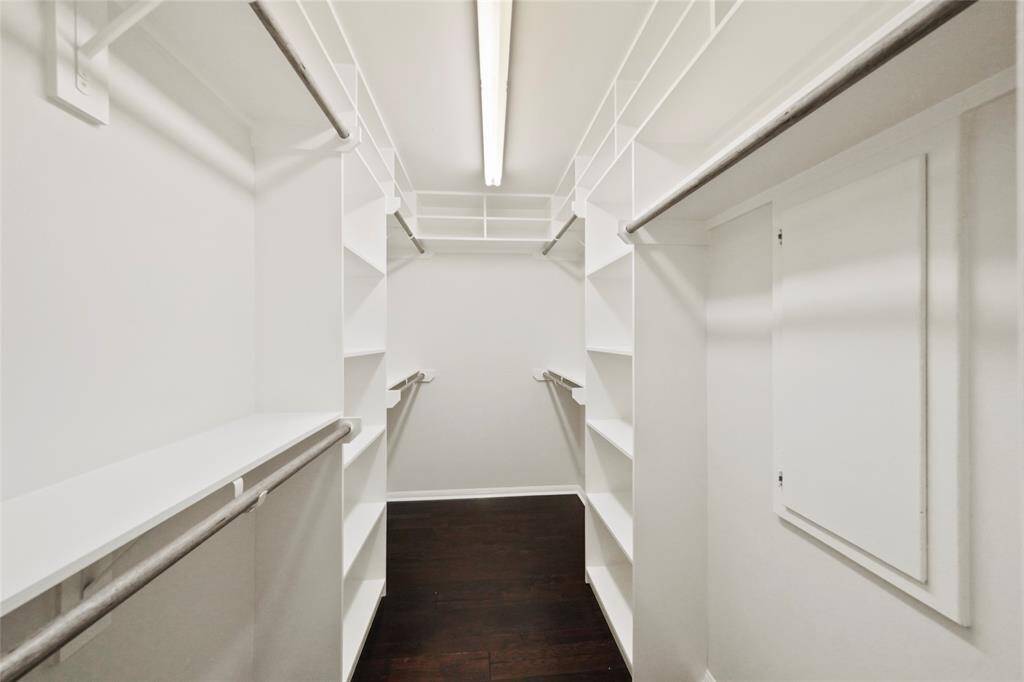 Primary closet