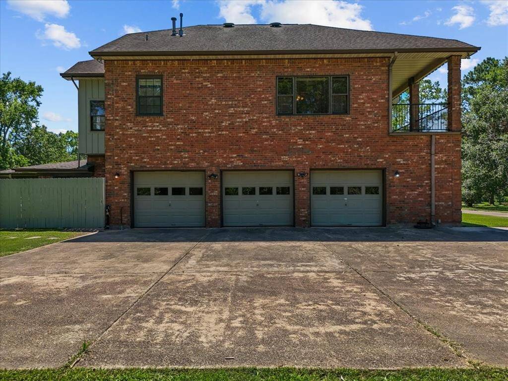 You'll love the convenience of a three-car garage with ample storage closets and plenty of concrete parking space.