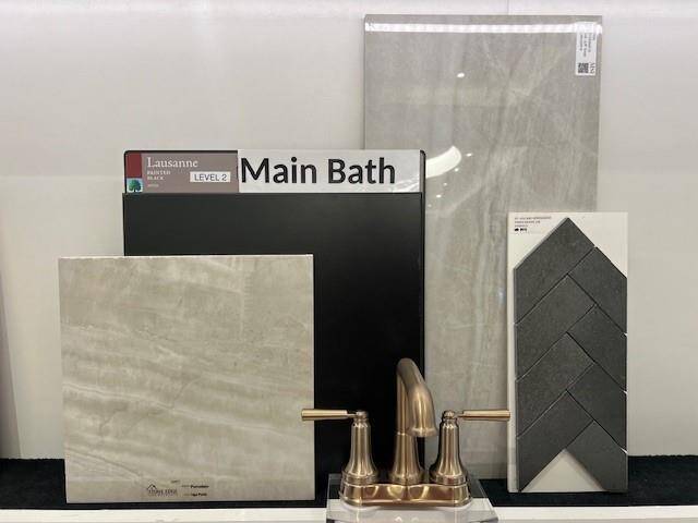 Main bathroom selections.