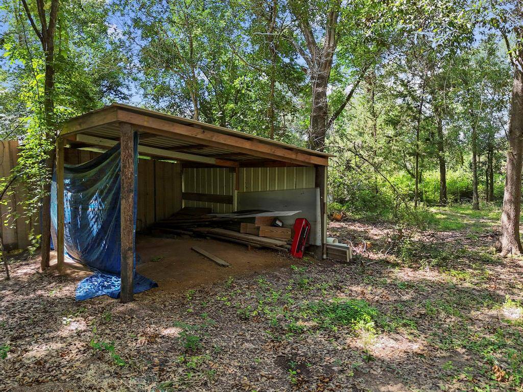 We also have a storage shed!