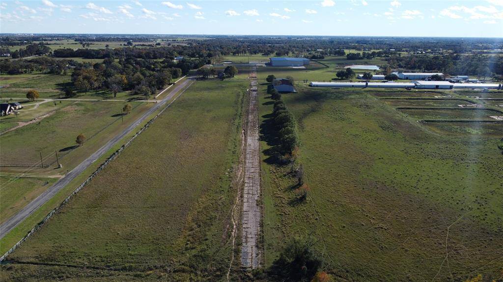 Looking south from the tract. Nelson Rd is on the left hand side.
