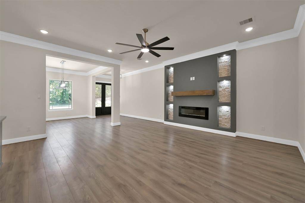 Similar Living Area and View to Formal Dinning of a Home Built by TX Best HOme Builders