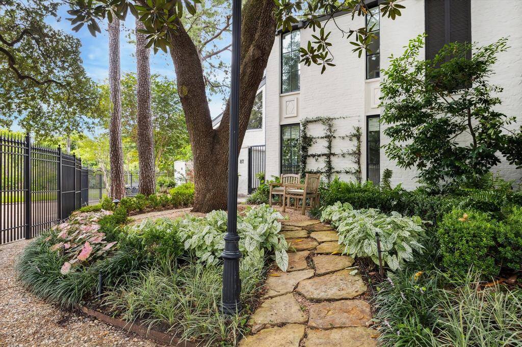 View of front of house with garden
