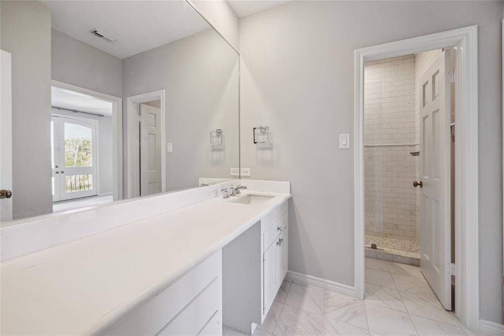 Upstairs Master bathroom