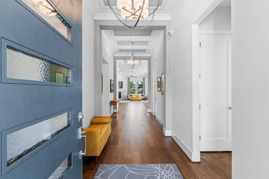Impressive and spacious Entry way with high ceilings throughout