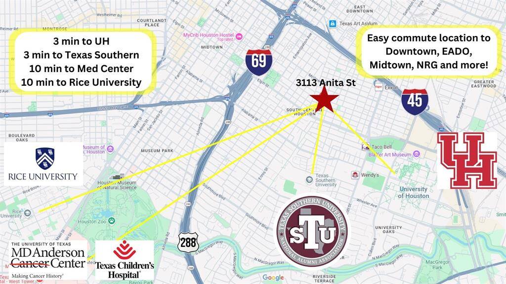 Location is key, just a short drive to universities, medical center and entertainment.