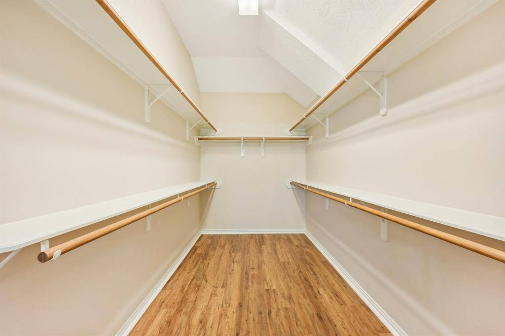 Primary closet