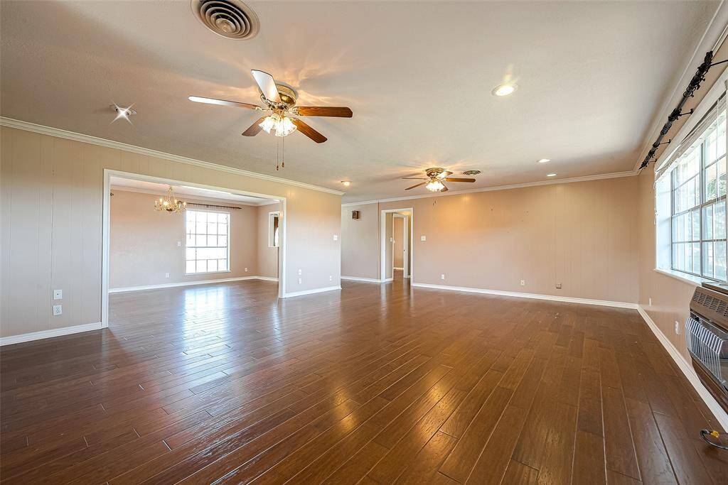 Living room filled with natural light