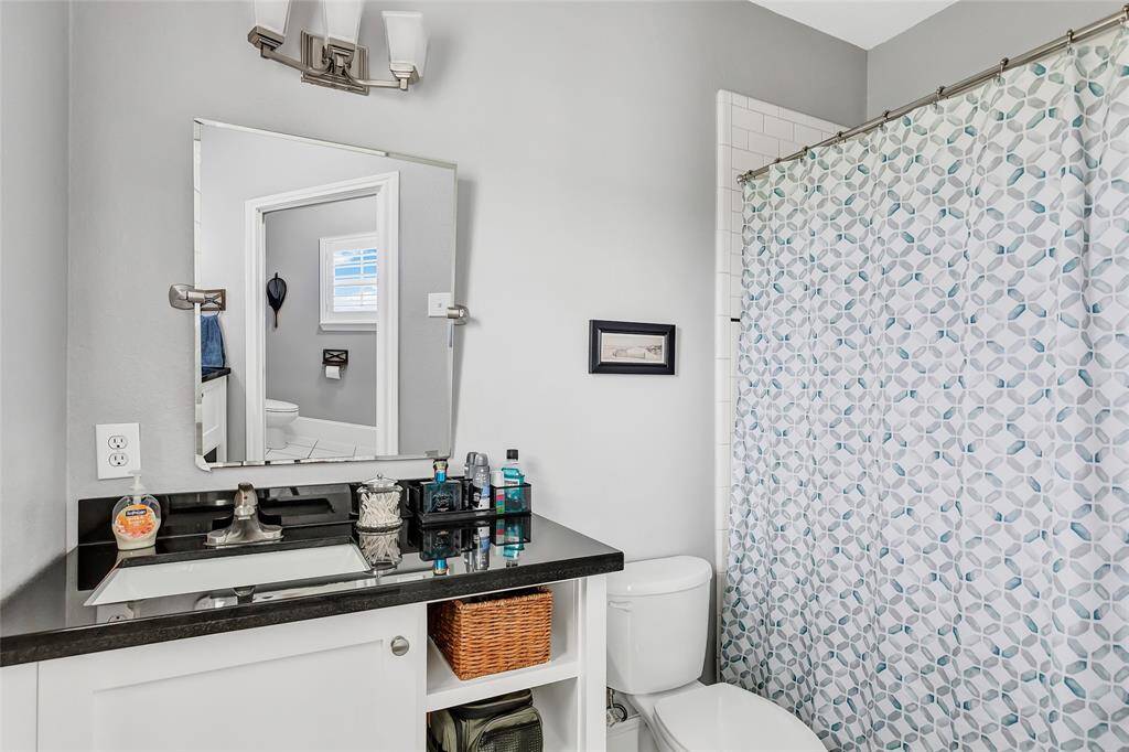 Private bathroom inside a guest bedroom