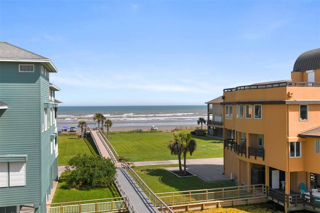 Embrace beachfront living with direct boardwalk access to the shore.