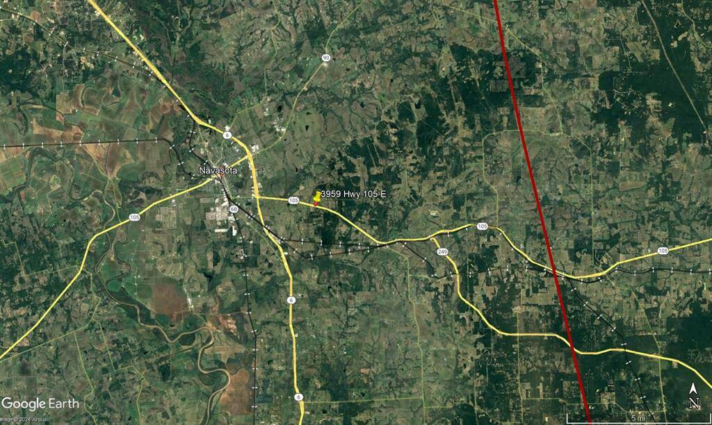 Proximity to Navasota, Bryan/College Station, Conroe & Houston
