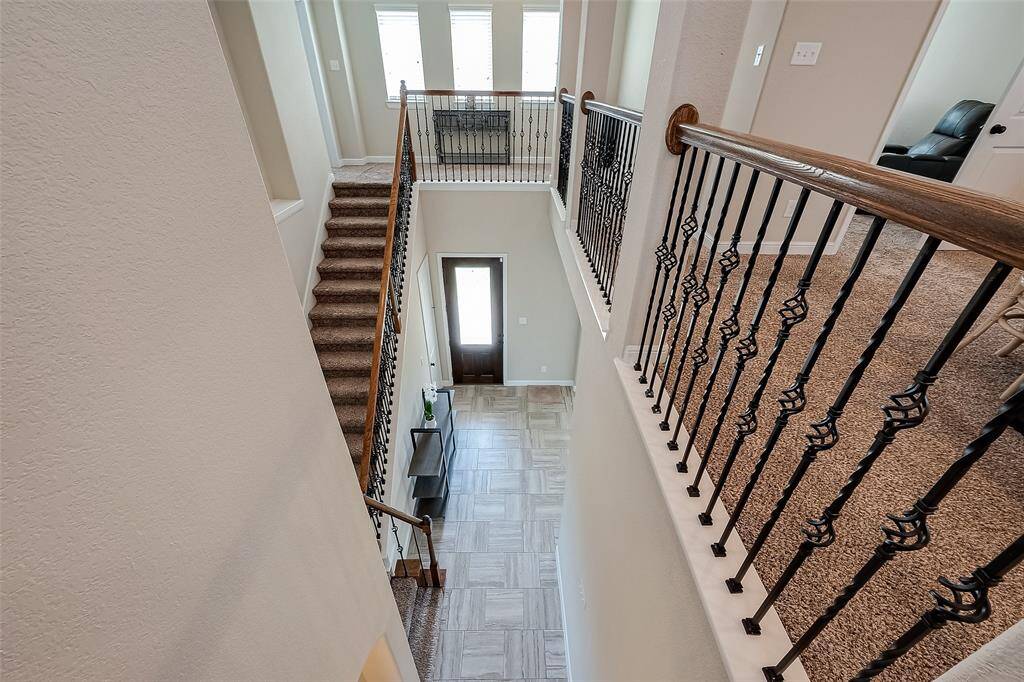 Stunning wrought iron spindles!