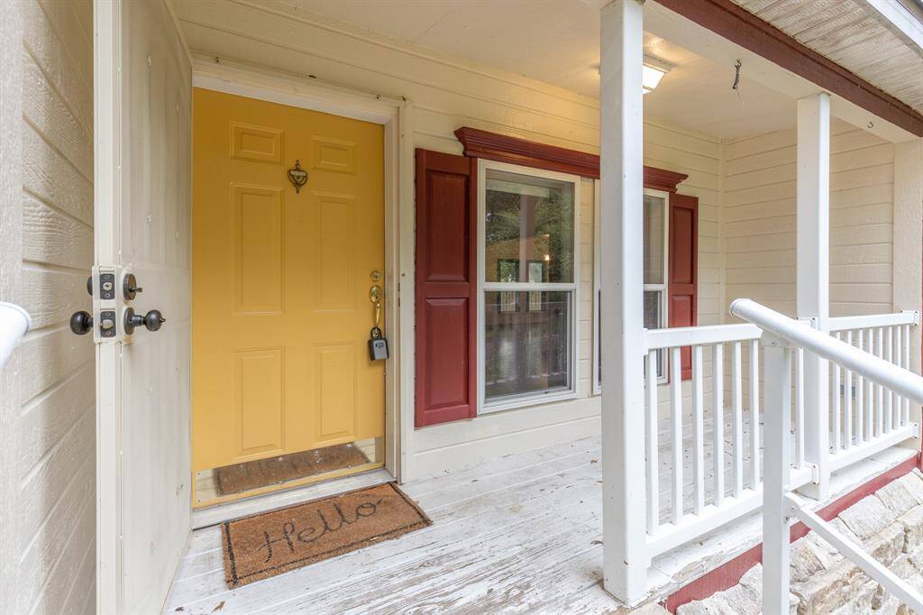 Inviting front porch