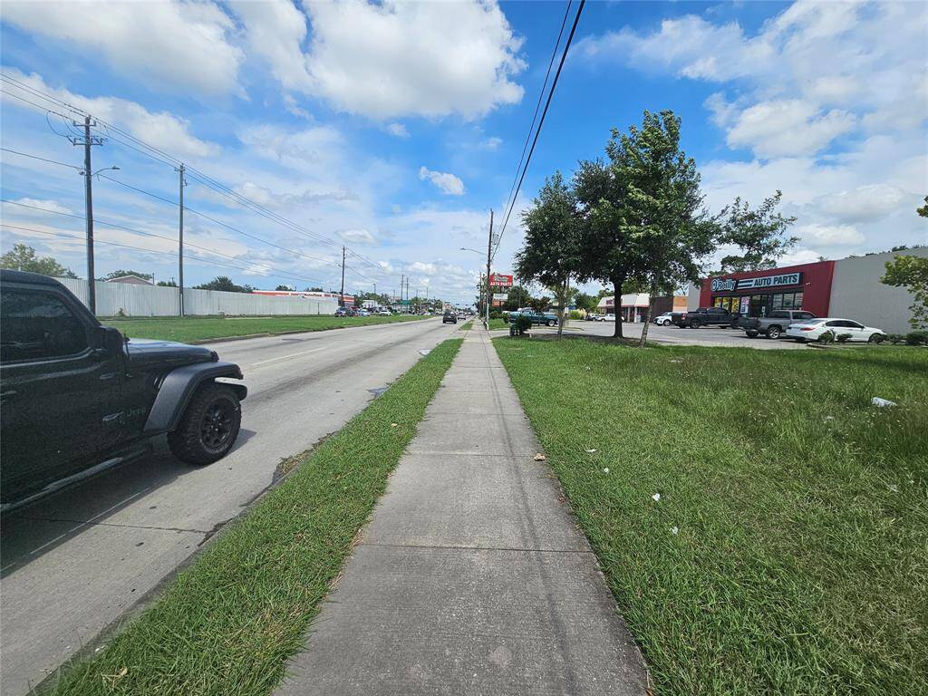 Businesses on the other side of the property