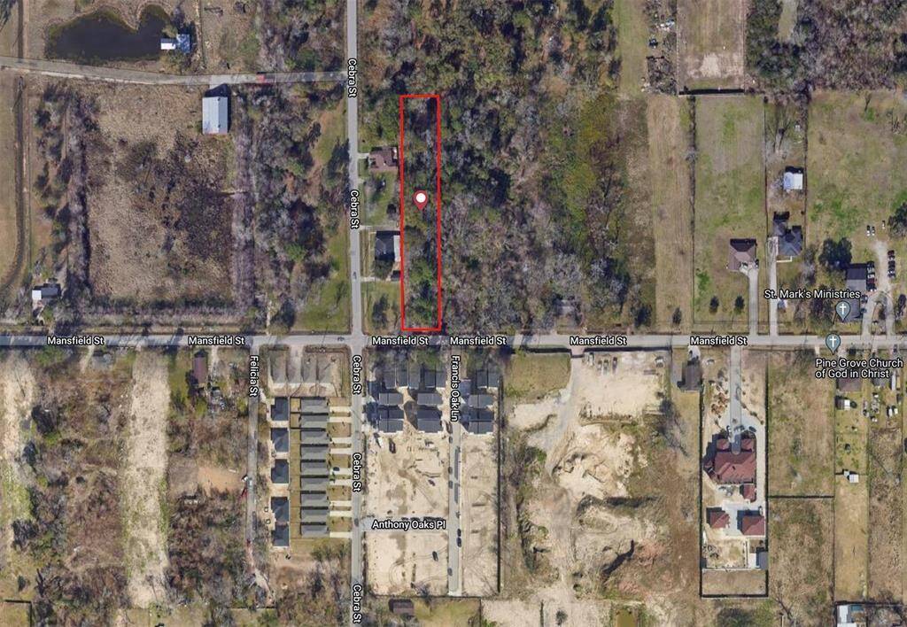 Aerial shot. Site has been relatted and permitted for 17 homes. Permit available.