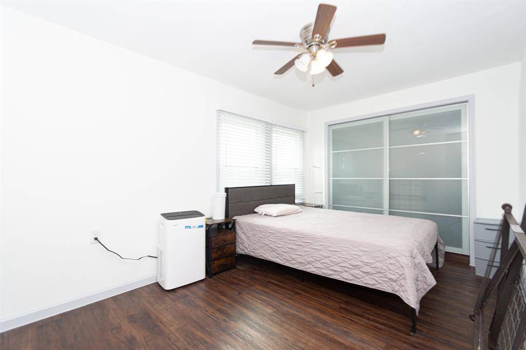 Shot of the huge secondary bedroom