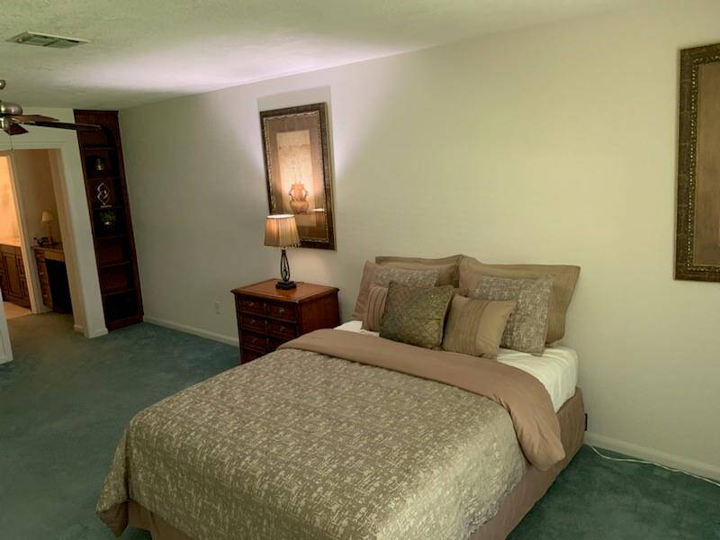 Another view of the roomy primary bedroom.