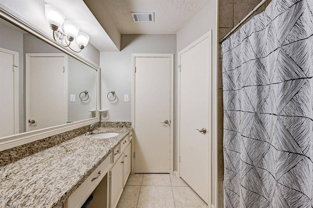 Primary bathroom upstairs