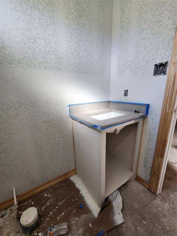 bath in the bottom of the house