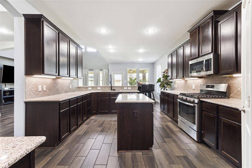 Elegant and Functional Kitchen Open to Formal