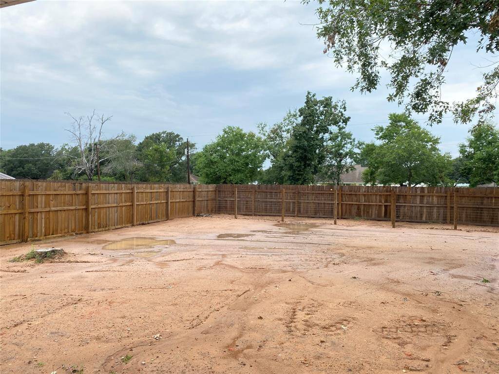 Yard is being professionally graded to ensure good drainage away from home