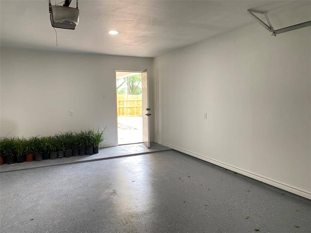 Finished out garage