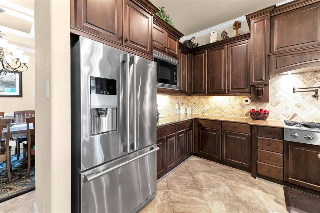 This refrigerator goes with the property
