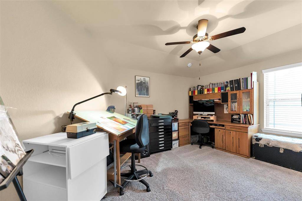 Secondary bedroom #3 being used as an in home office