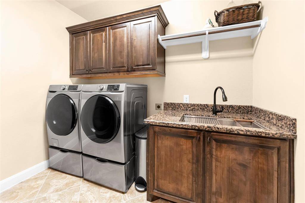Utility room, The washer and dryer are "For Sale"