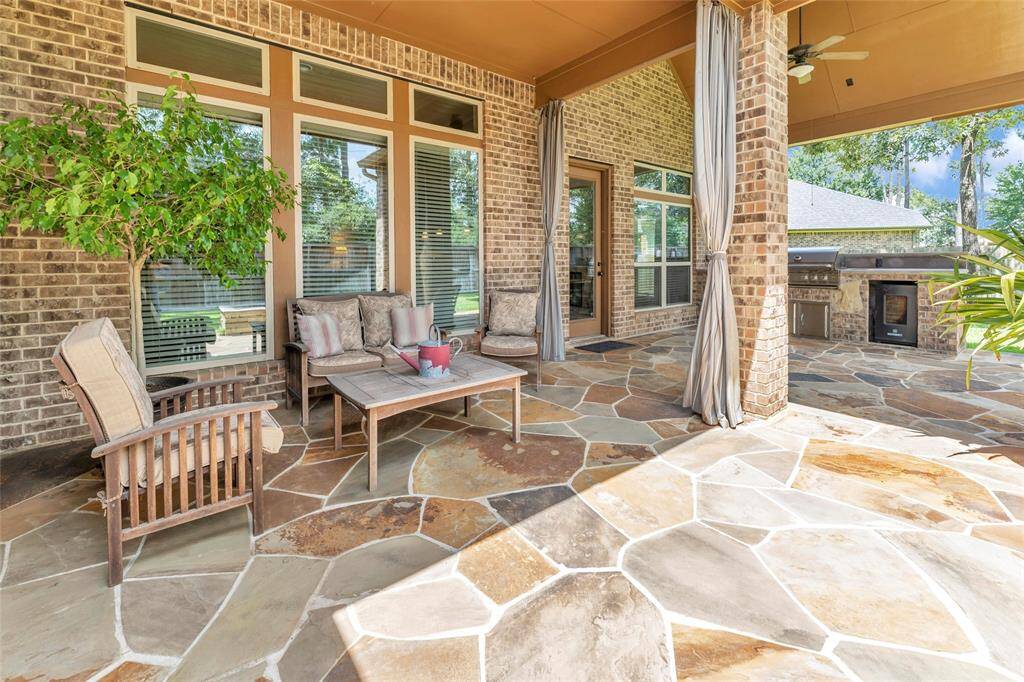 More of the large covered patio