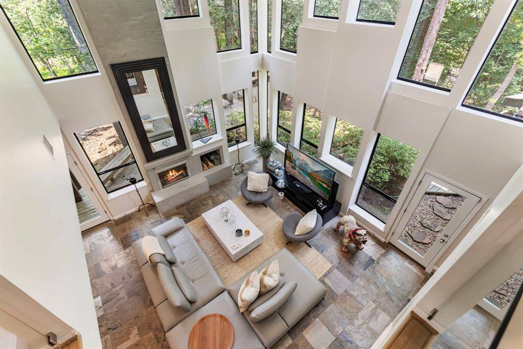 Formal living view from the loft.